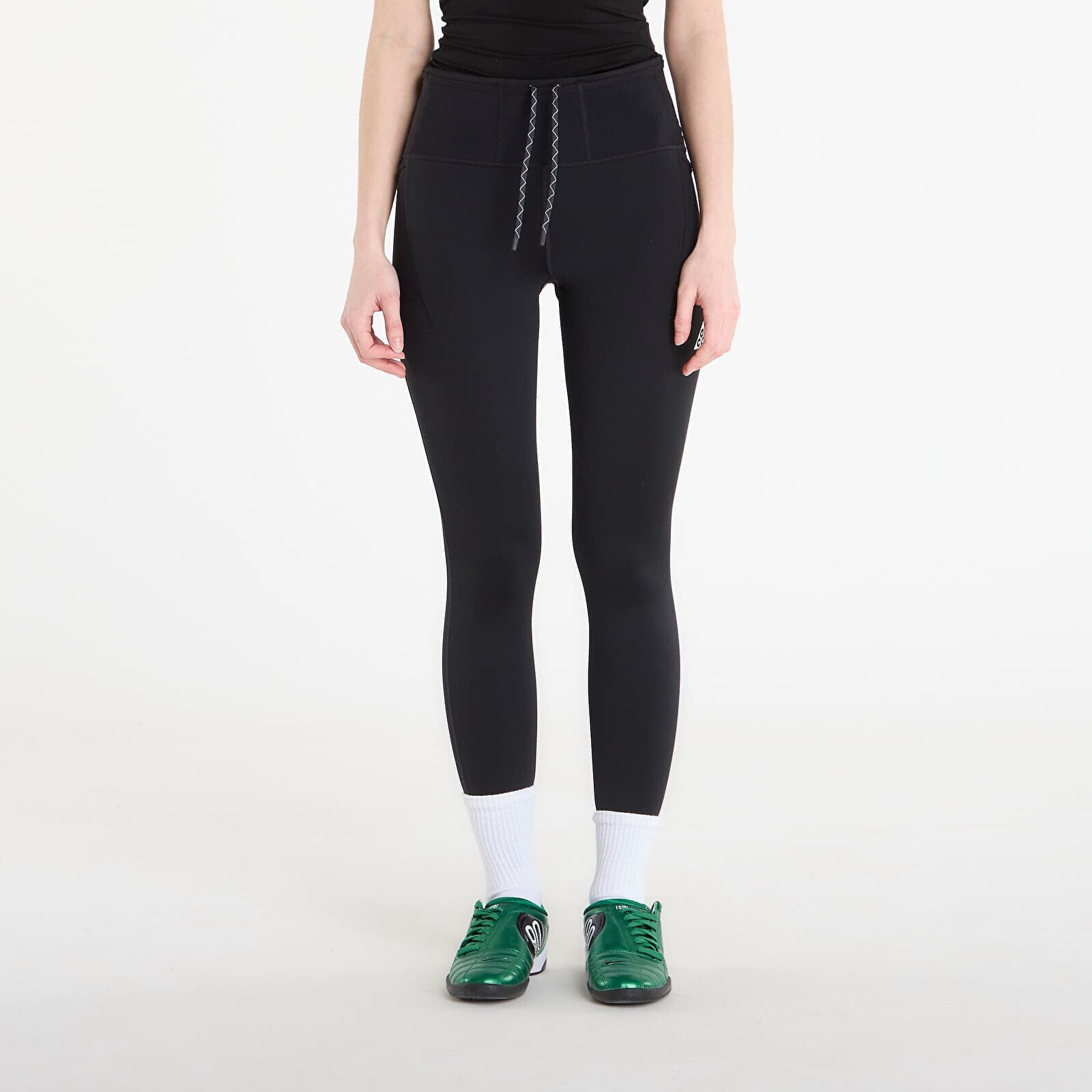 Legíny Nike ACG Women's Dri-FIT High-Waisted 7/8 Trail Running Leggings Black/ Summit White L