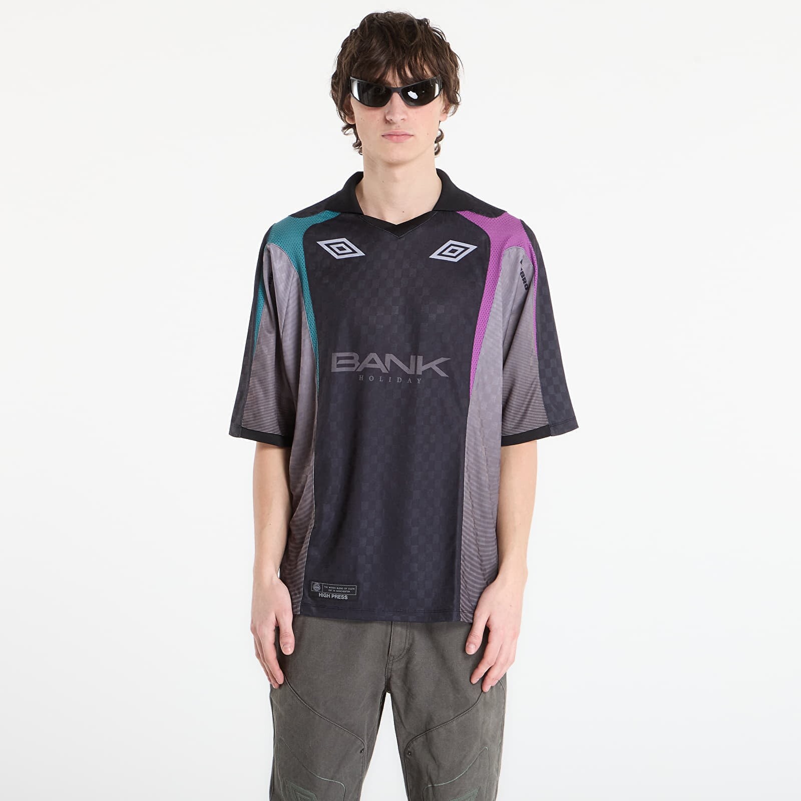 Tričko Umbro by SlamJam Classic England Polo Black L