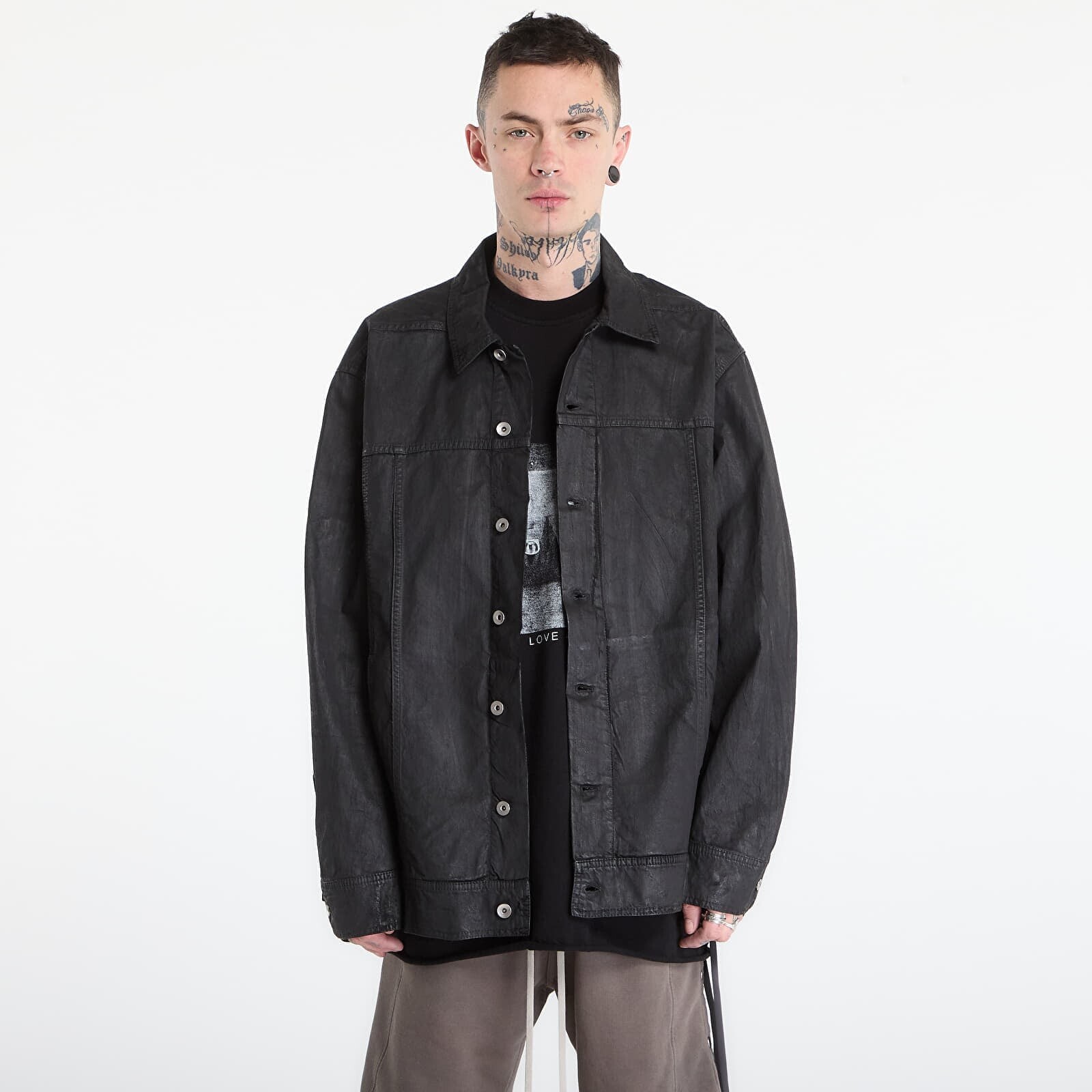 Bunda Rick Owens DRKSHDW Jumbo Worker Jacket Black S