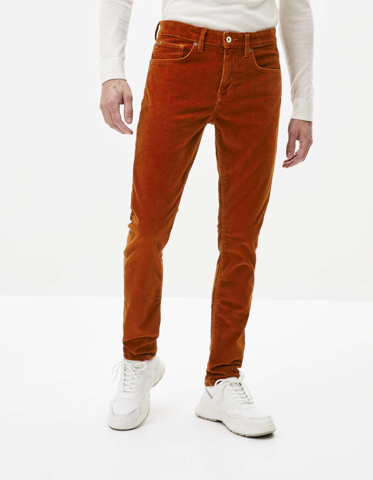 Celio Corduroy Trousers Ponice - Men