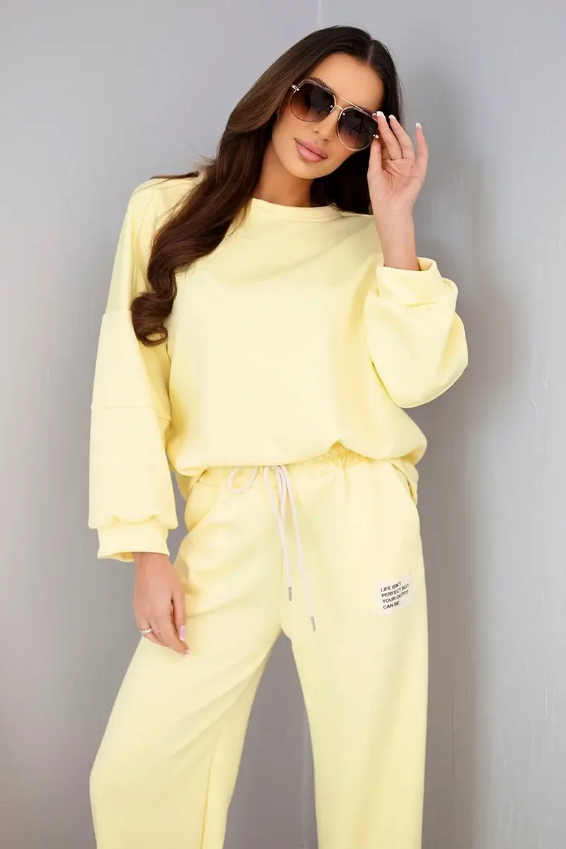 Žltá dámska súprava Kesi Włoski