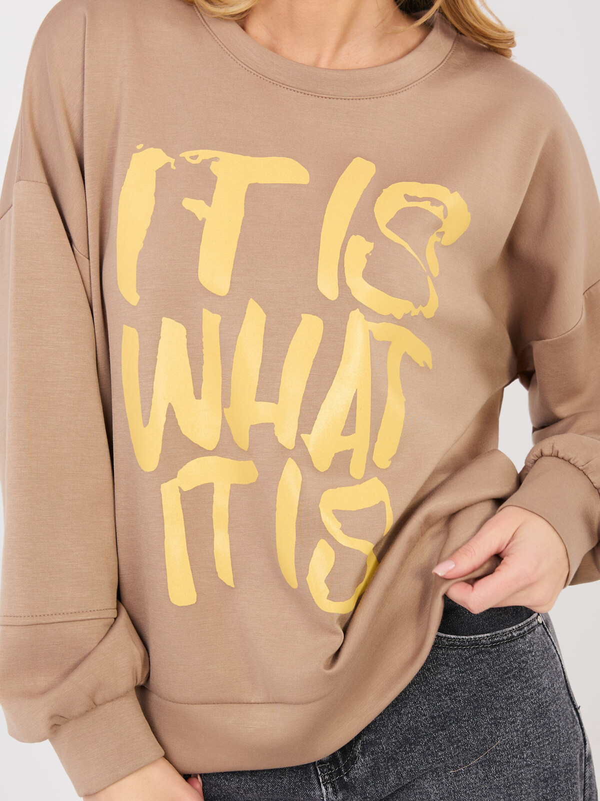 Dámska mikina s nápisom