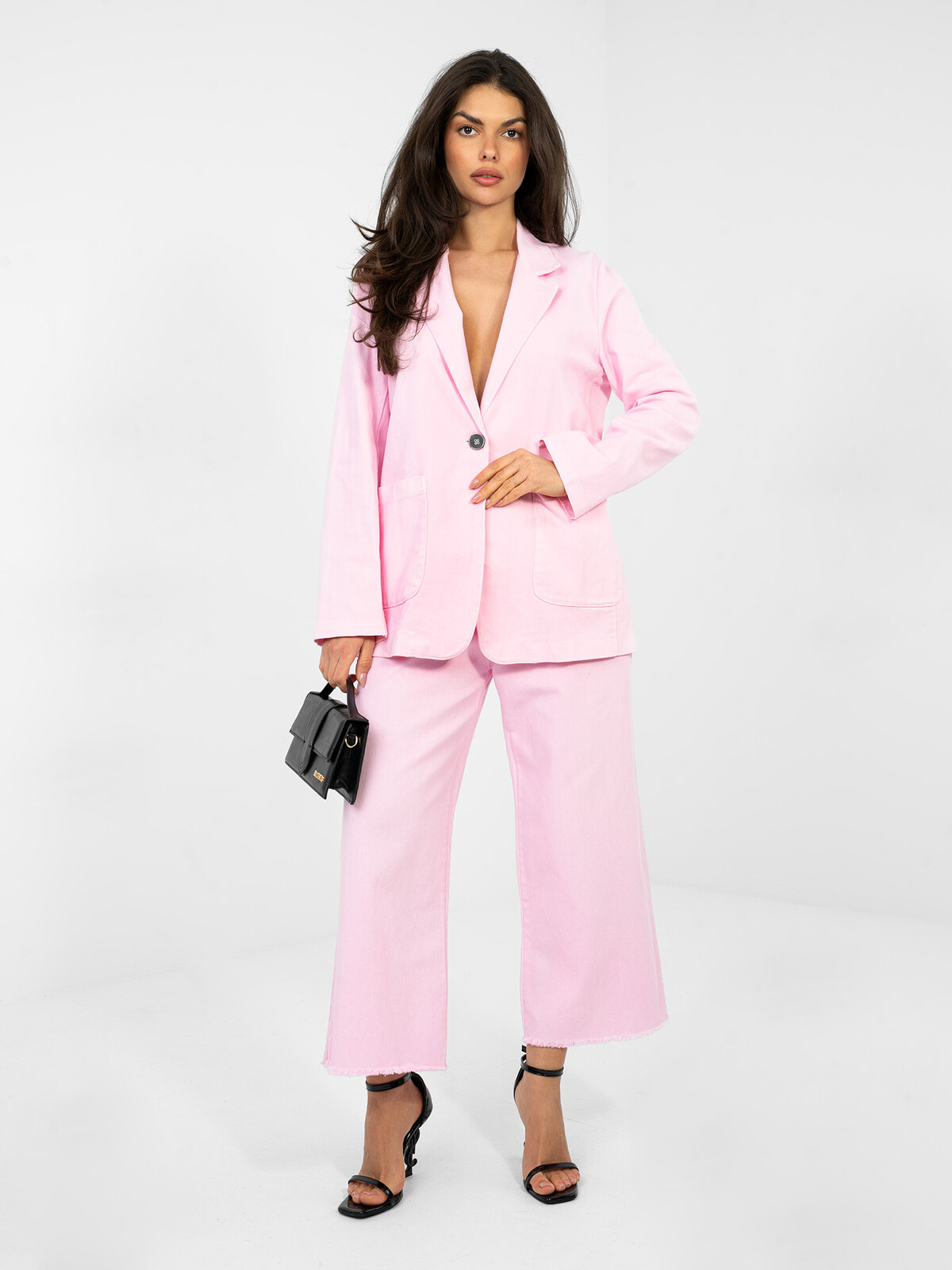 Ružový dámsky blazer