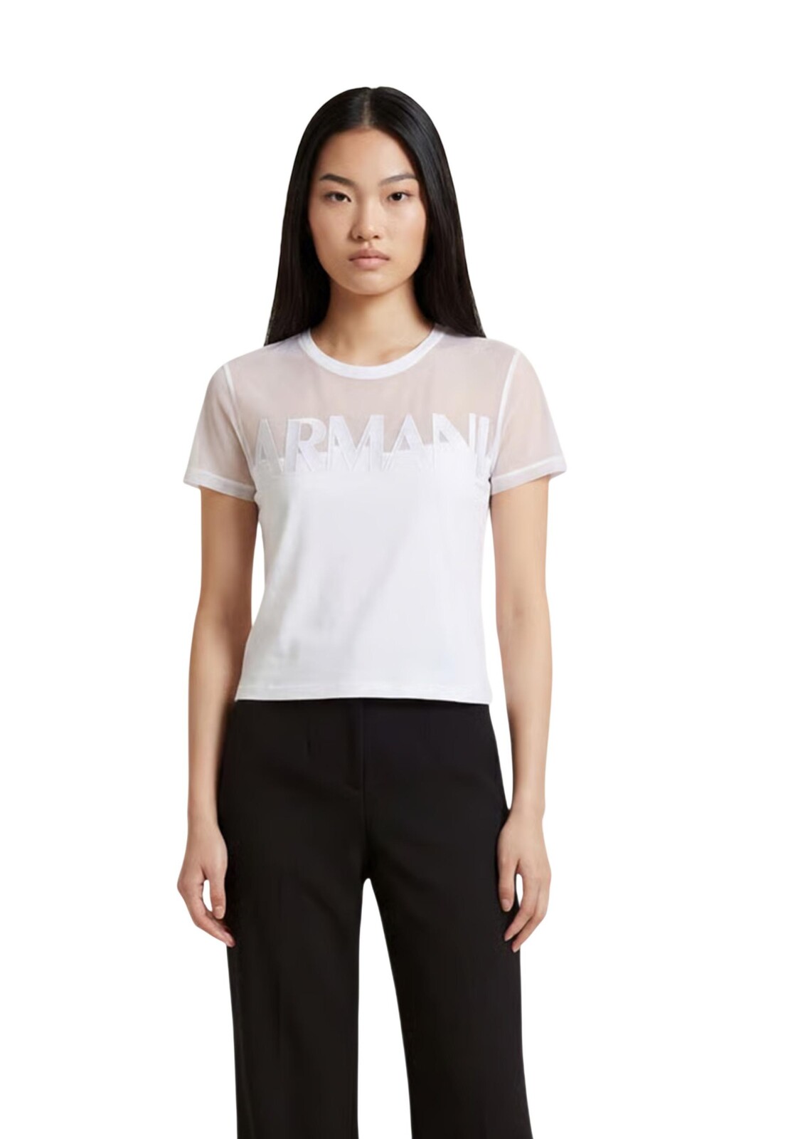 Armani Exchange biely top