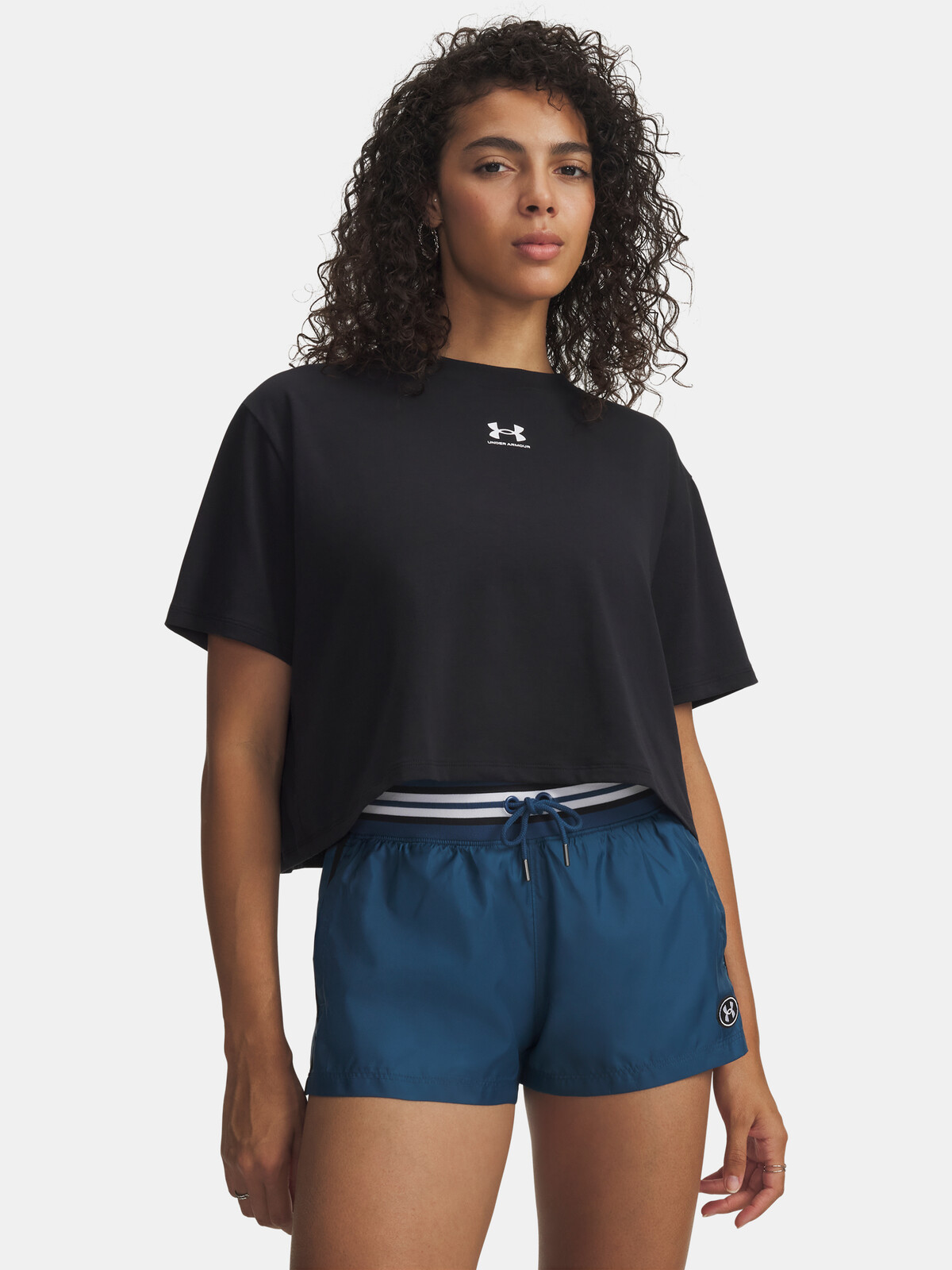 Under Armour UA Rival Boxy Tee Solid T-Shirt - Women's