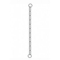 Obojok kovový sťahovák s dlhými očkami 1-radový 50cm