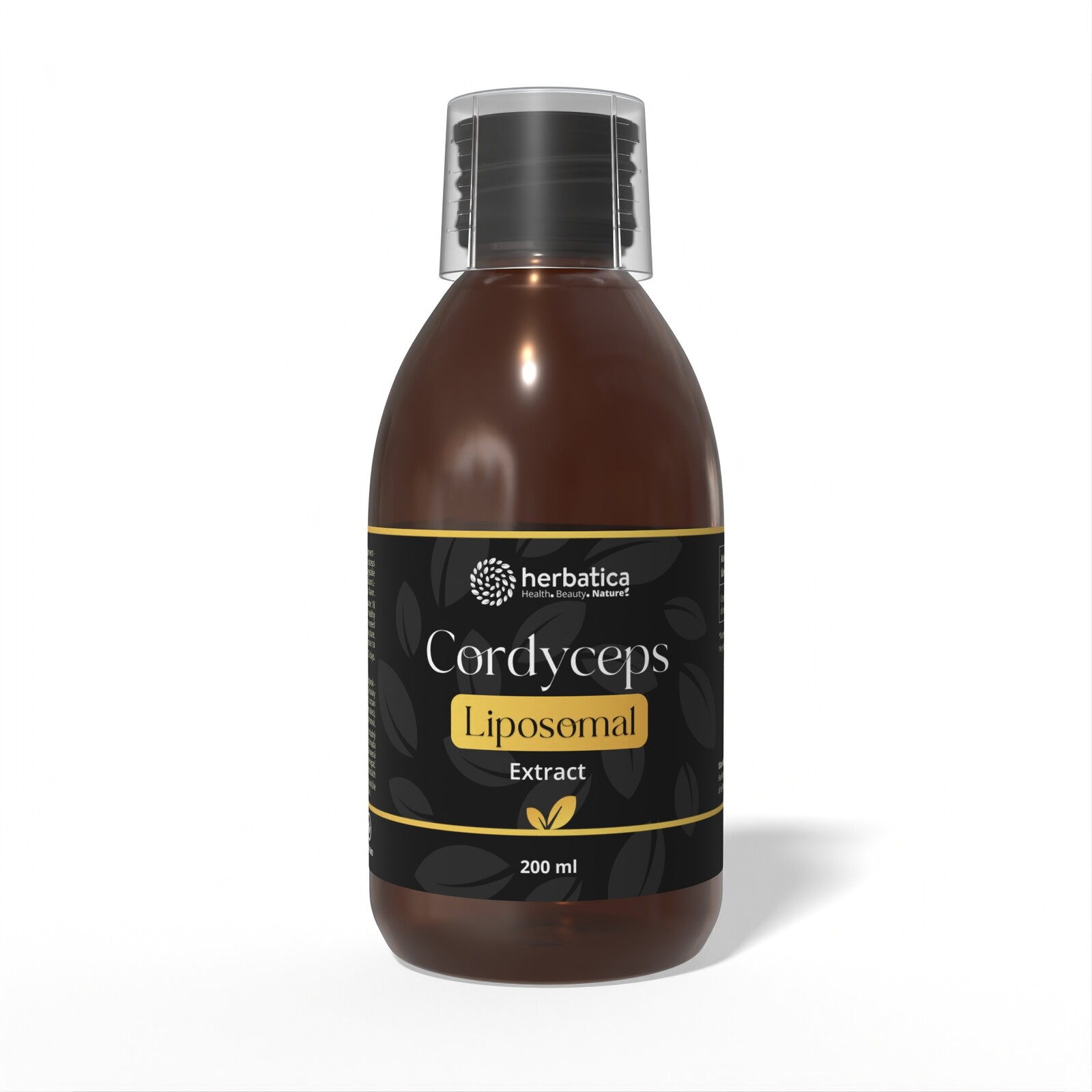 Lipozomálny extrakt Cordyceps  (40% polysacharidy) - 200 ml - Herbatica