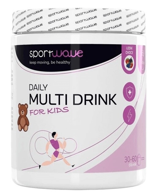 Sportwave daily multidrink for kids 180 g - lesní ovoce