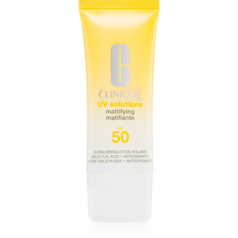Clinique Sun UV Solutions Matifying Sunscreen SPF 50 opaľovací krém na tvár so zmatňujúcim efektom 40 ml
