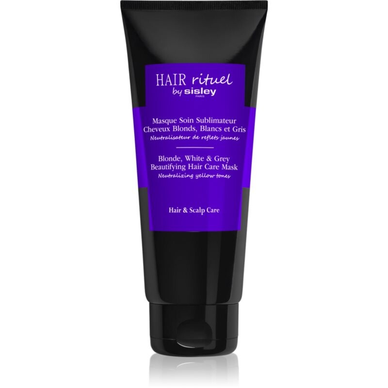 Hair Rituel by Sisley Blonde, White & Grey Beautifying Hair Care Mask maska na vlasy neutralizujúci mosadzné podtóny 200 ml