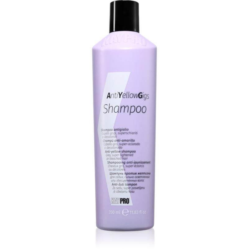 Kaypro Anti Yellow Gigs Shampoo šampón proti žltým tónom pre blond vlasy 350 ml