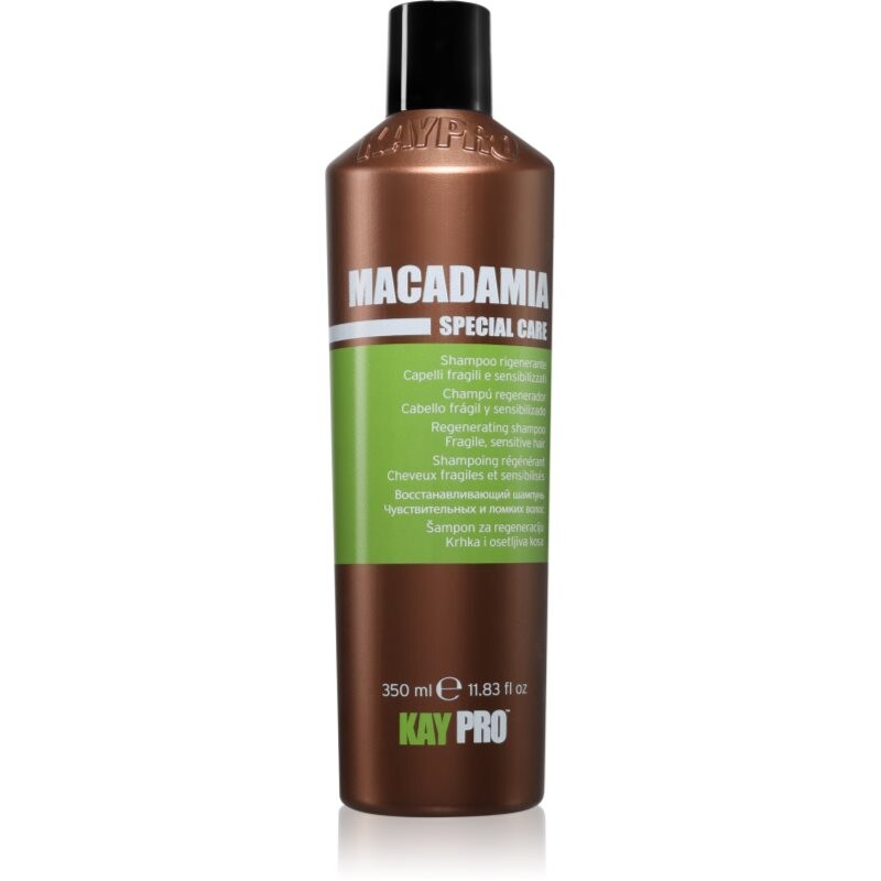 Kaypro Macadamia Regenerating Shampoo regeneračný šampón proti lámavosti vlasov 350 ml