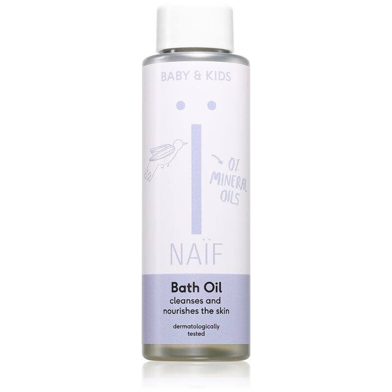 Naif Baby & Kids Bath Oil mliečny kúpeľový olej pre bábätká a deti 100 ml