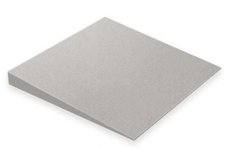 Bitmat Akustický panel 3D skosený 50x50cm, hrúbka 5cm, svetlo sivý