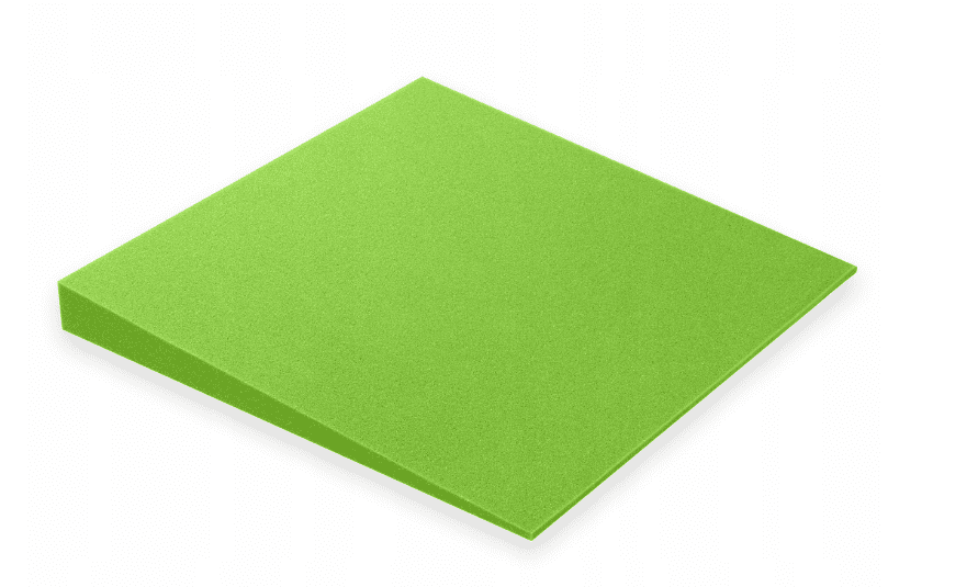 Bitmat Akustický panel 3D skosený 50x50cm, hrúbka 5cm, svetlozelený