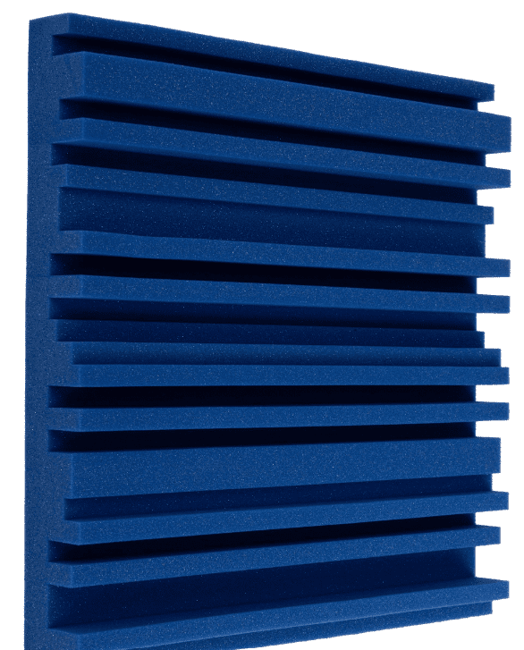 Bitmat Akustický panel Equalizer 50x50cm, hrúbka 7cm, modrý