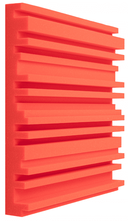 Bitmat Akustický panel Equalizer 50x50cm, hrúbka 7cm, oranžový