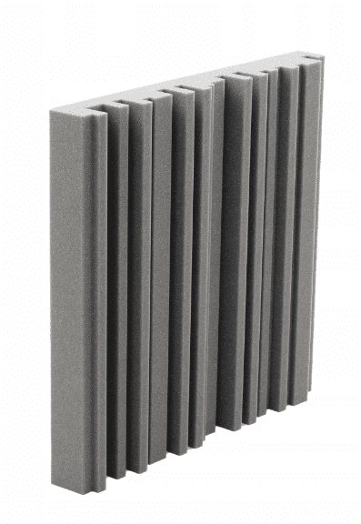 Bitmat Akustický panel Equalizer 50x50cm, hrúbka 7cm, tmavo sivý