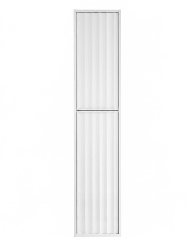 Elvisia Vysoká kúpeľňová skrinka NOA White