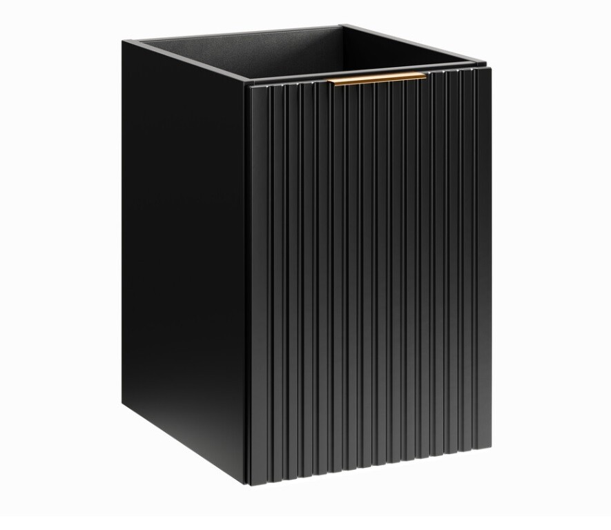 ArtCom Skrinka s košom ADEL BLACK 81-40-1DK | 40 cm