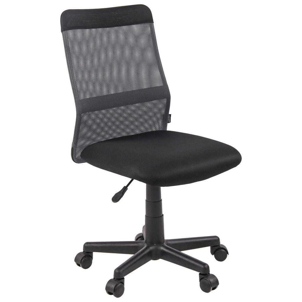 Carryhome OTOČNÁ STOLIČKA, sieťovina, sivá, čierna