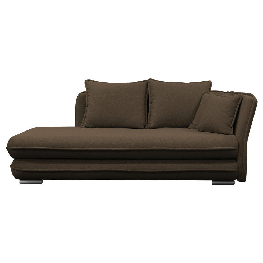 MID.YOU LEŽADLO, textil, hnedá