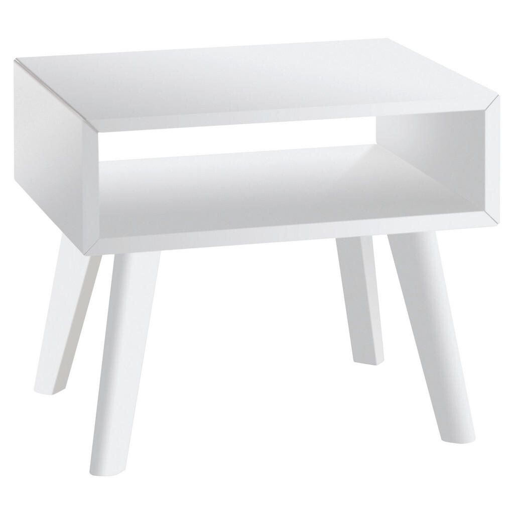 Hasena NOČNÝ STOLÍK, buk, biela, 50/42/41 cm