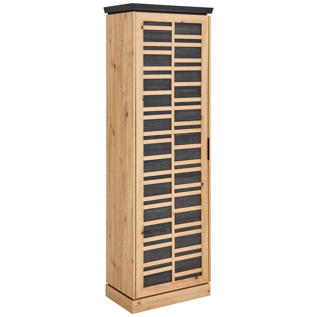 Xora PREDSIEŇOVÁ SKRIŇA, tmavosivá, dub artisan, 63,1/195,2/38,5 cm