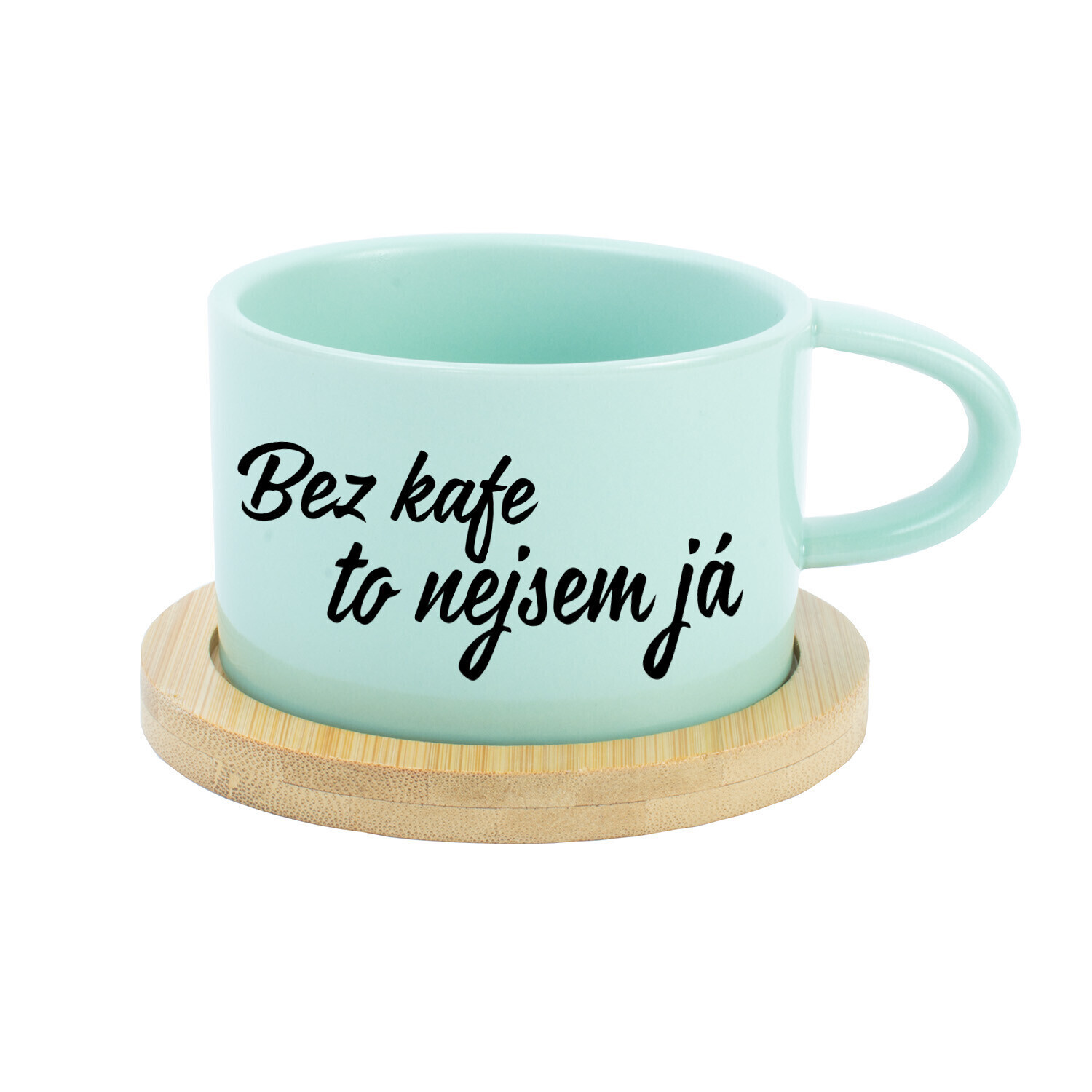 BEZ KAFE TO NEJSEM JÁ - mint hrníček makronka 200 ml