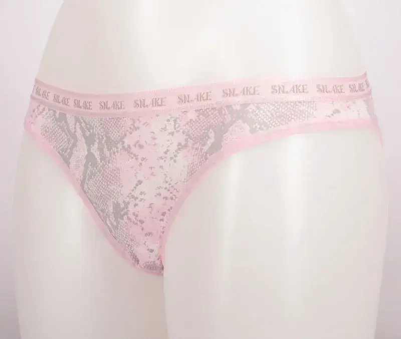 Dámske nohavičky Snake světle růžová XL