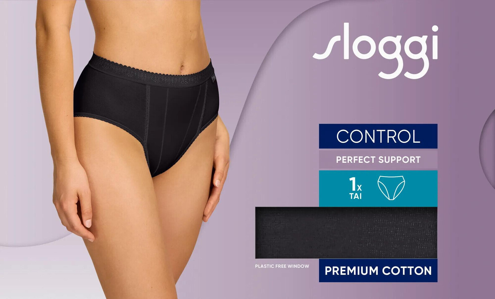 sloggi Control Tai - BLACK - SLOGGI BLACK - SLOGGI BLACK 48