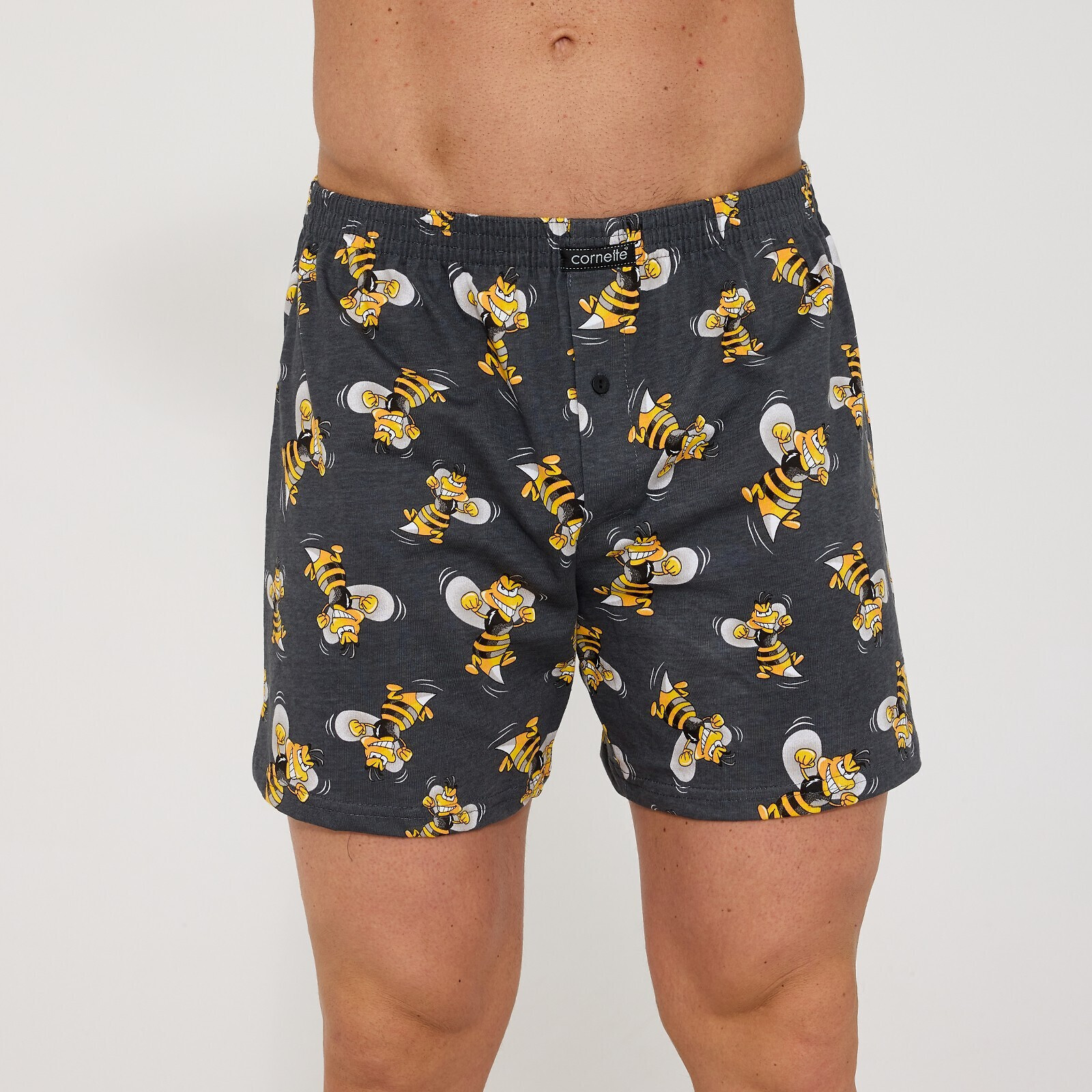 Boxerky Cornette Classic 011/187 Hornet 3XL-5XL grafit 3xl