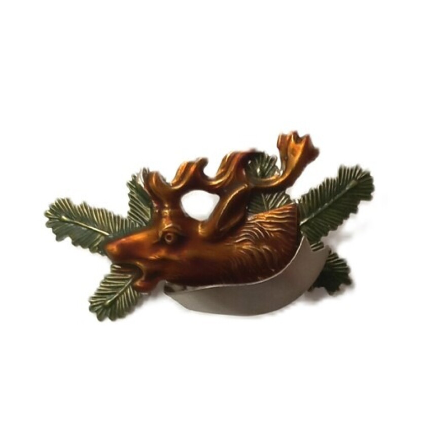 Odznak Hlava jeleňa a stuha - farebný