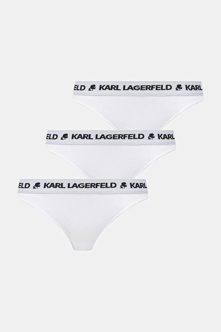 Bavlnené nohavičky Karl Lagerfeld 3-pak LOGO BRIEF
