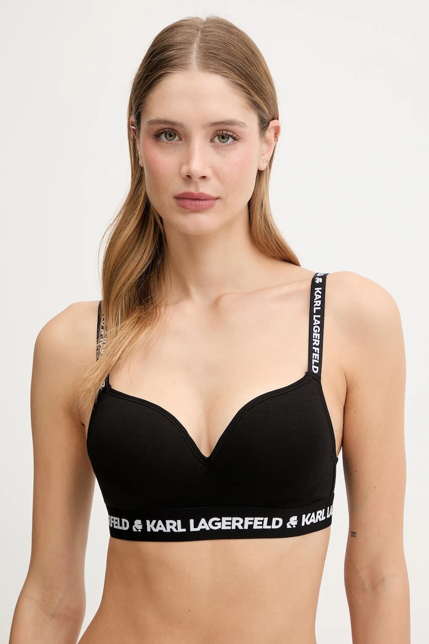 Podprsenka Karl Lagerfeld LOGO PADDED