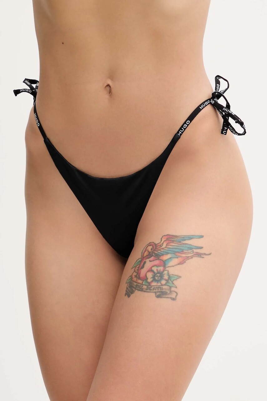 Plavkové nohavičky HUGO PURE_SIDE TIE