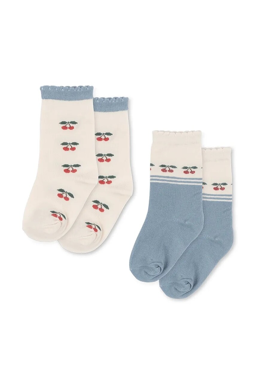 Detské ponožky Konges Sløjd 2 PACK CHERRY SOCKS 2-pak