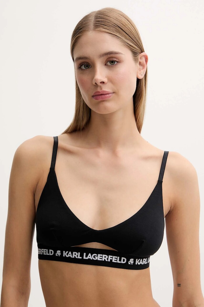 Podprsenka Karl Lagerfeld LOGO PEEPHOLE