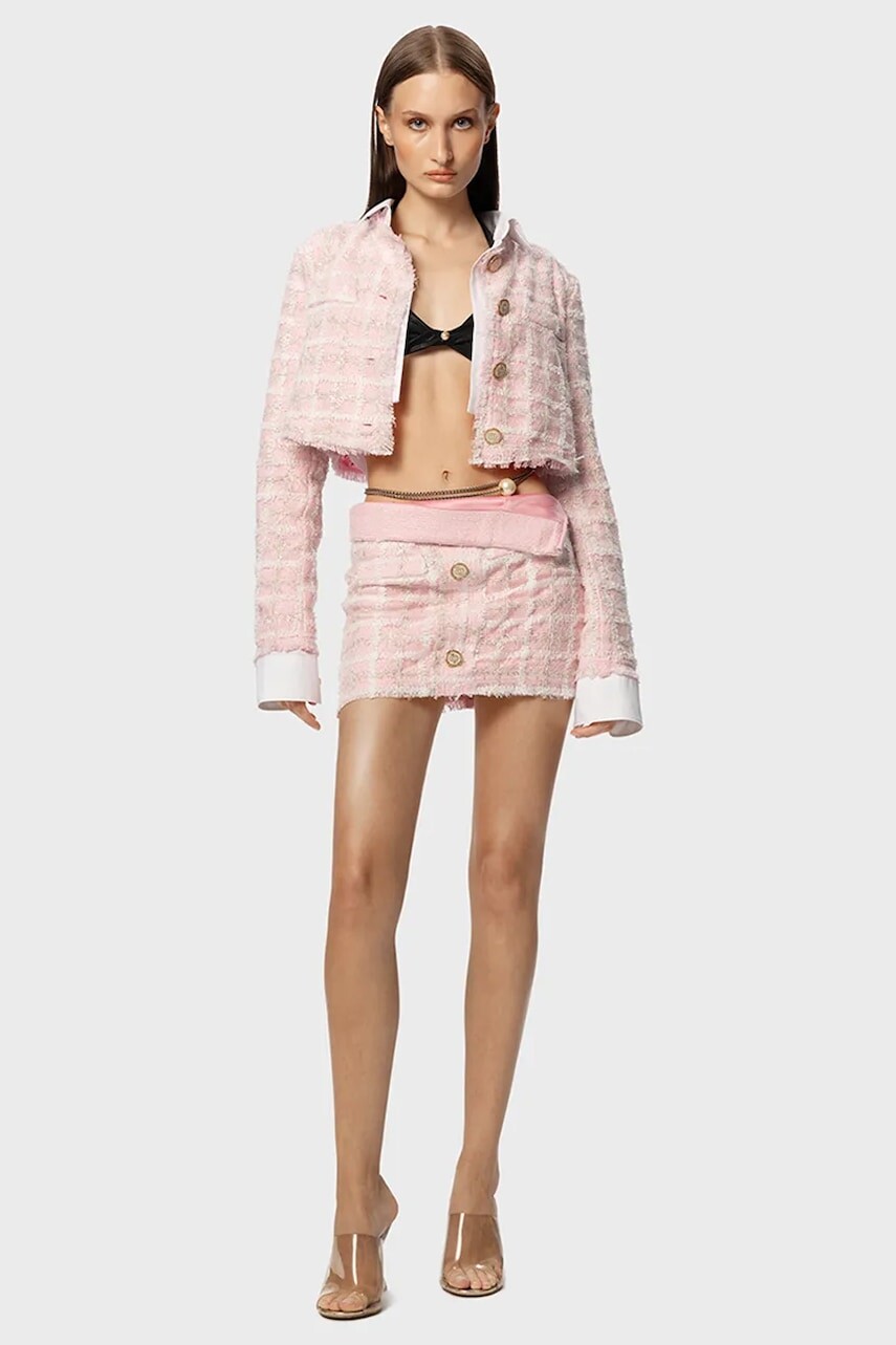 Sako GOD SAVE QUEENS HIGH PRIORITY TWEED JACKET