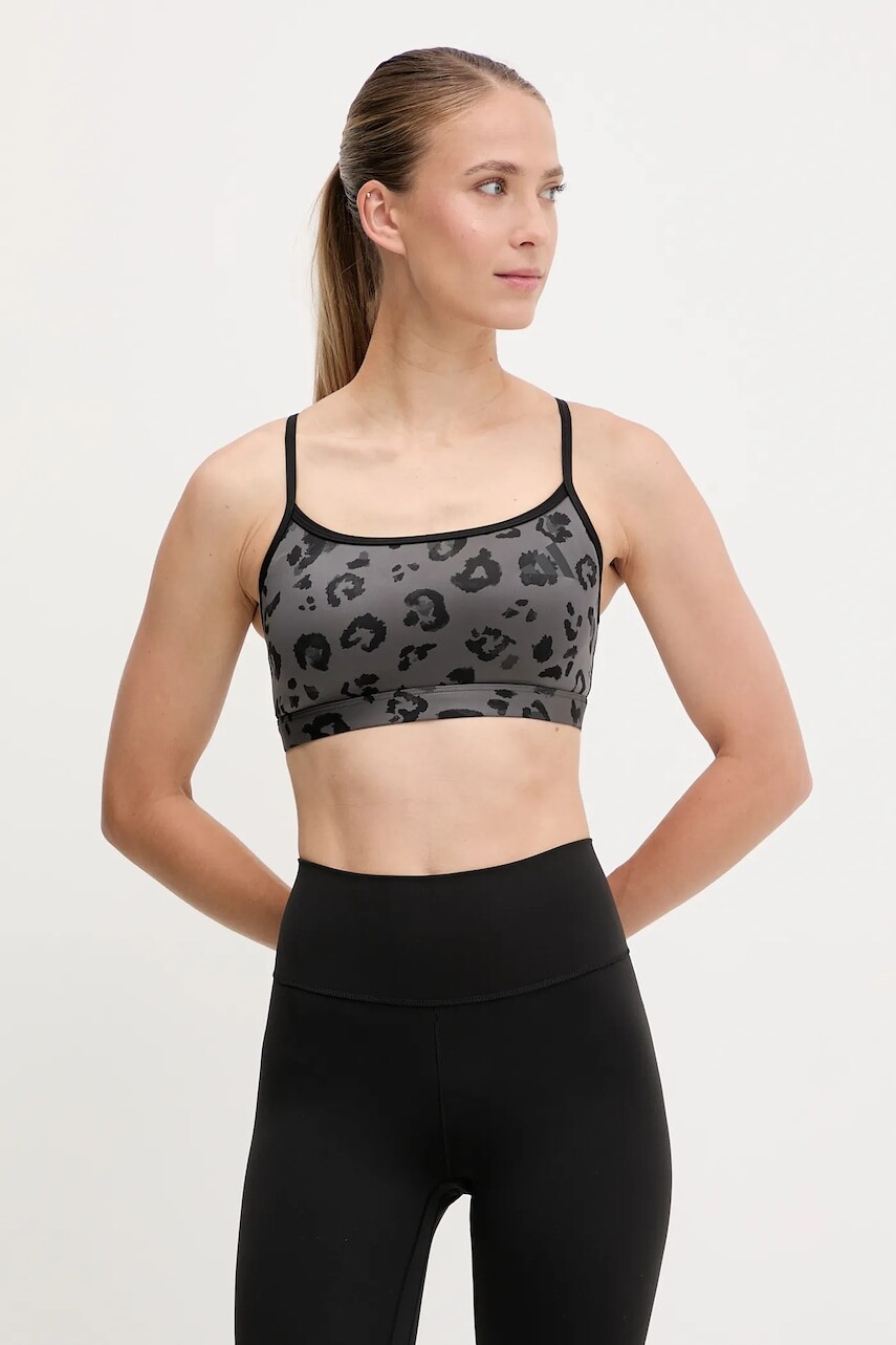 Športová podprsenka adidas Performance Powerreact Essentials Light Support Bra Print