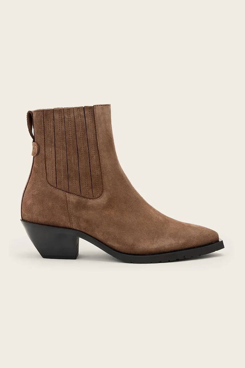 Semišové topánky chelsea AllSaints Marcie Suede Boot
