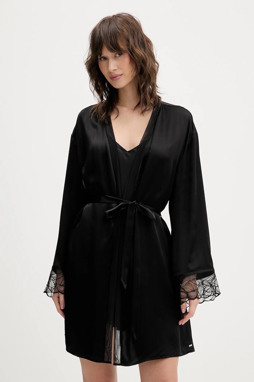 Hodvábny župan Calvin Klein Underwear