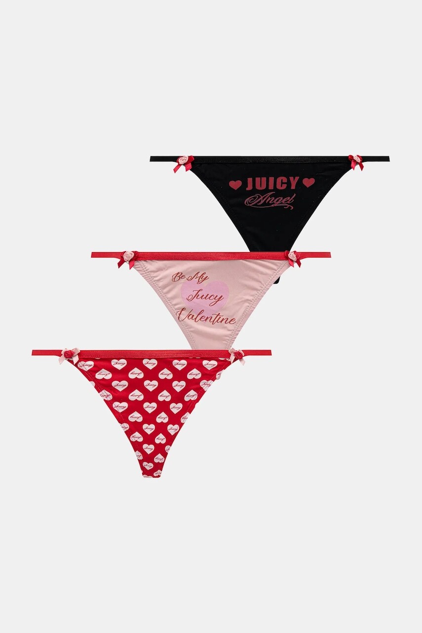 Tangá Juicy Couture Be My Juicy Valentine 3-pak