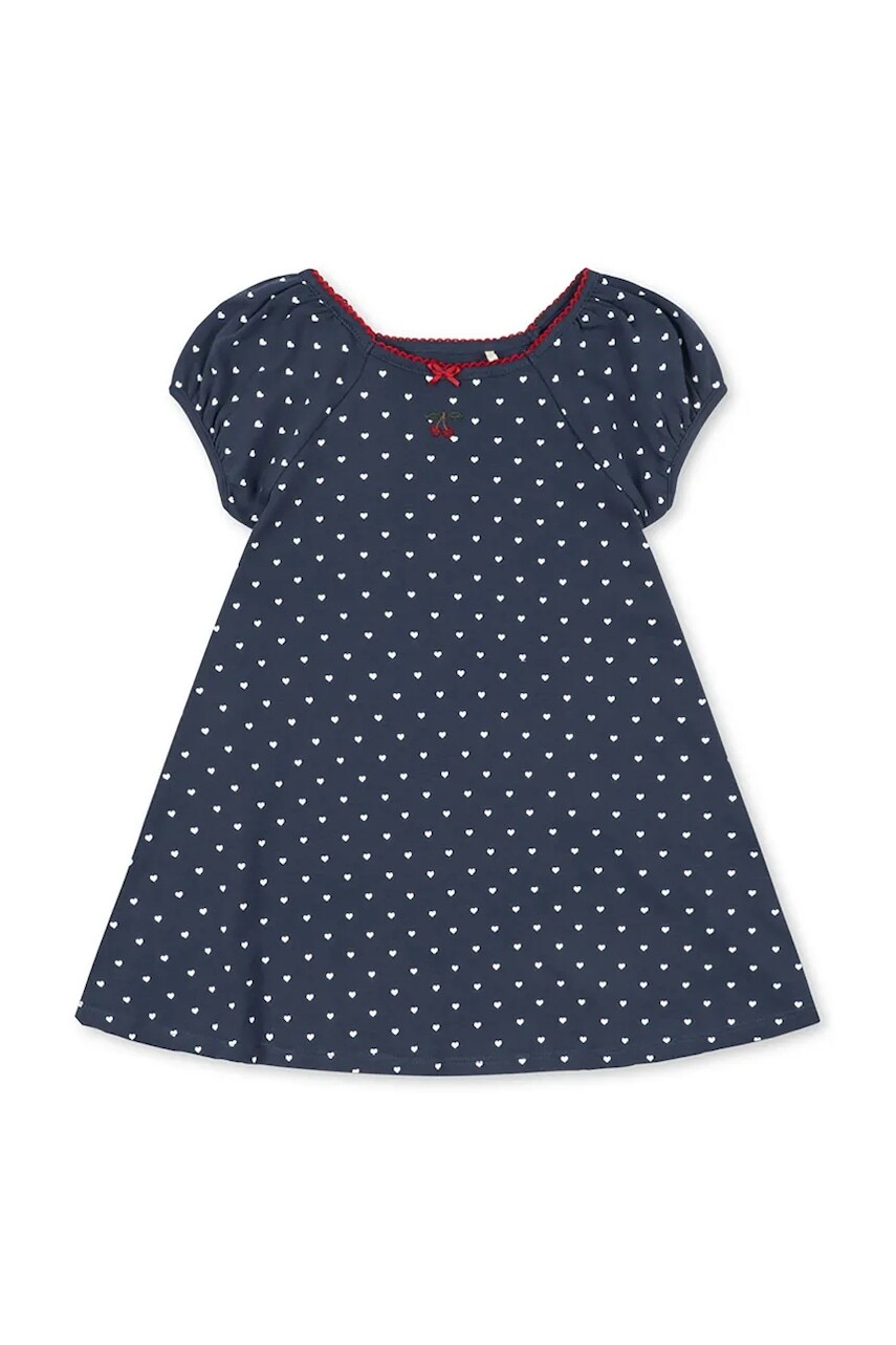 Dievčenské bavlnené šaty Konges Sløjd CLASSIC SS DRESS GOTS