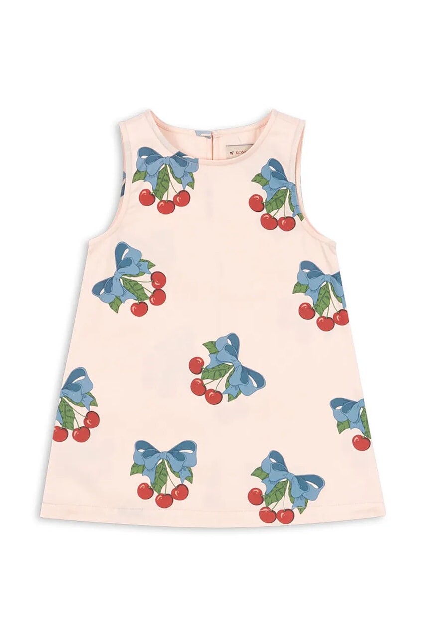 Dievčenské bavlnené šaty Konges Sløjd FRANKIE DRESS GOTS