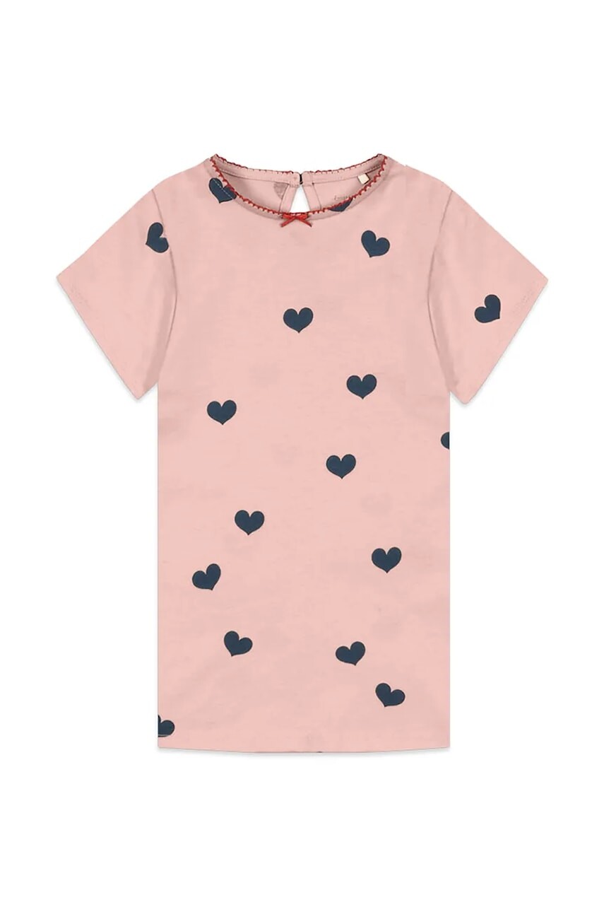 Dievčenské bavlnené šaty Konges Sløjd DREY SS DRESS GOTS