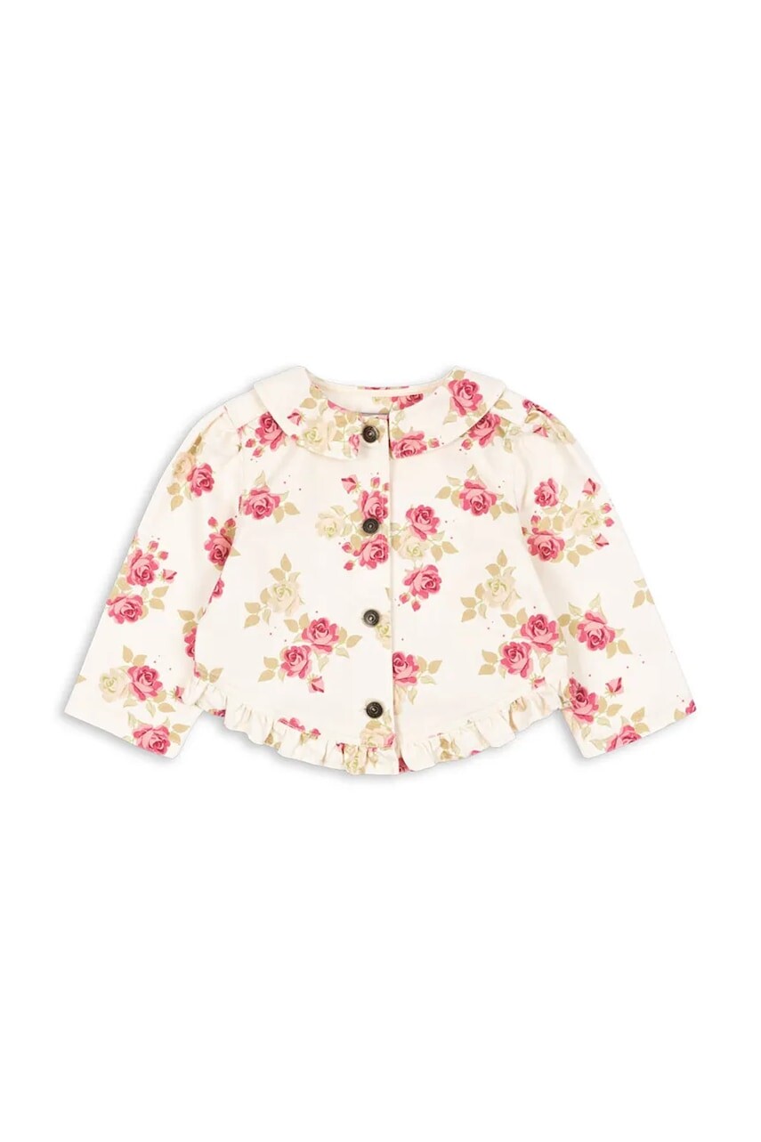 Detská rifľová bunda Konges Sløjd MAGOT FRILL JACKET GOTS