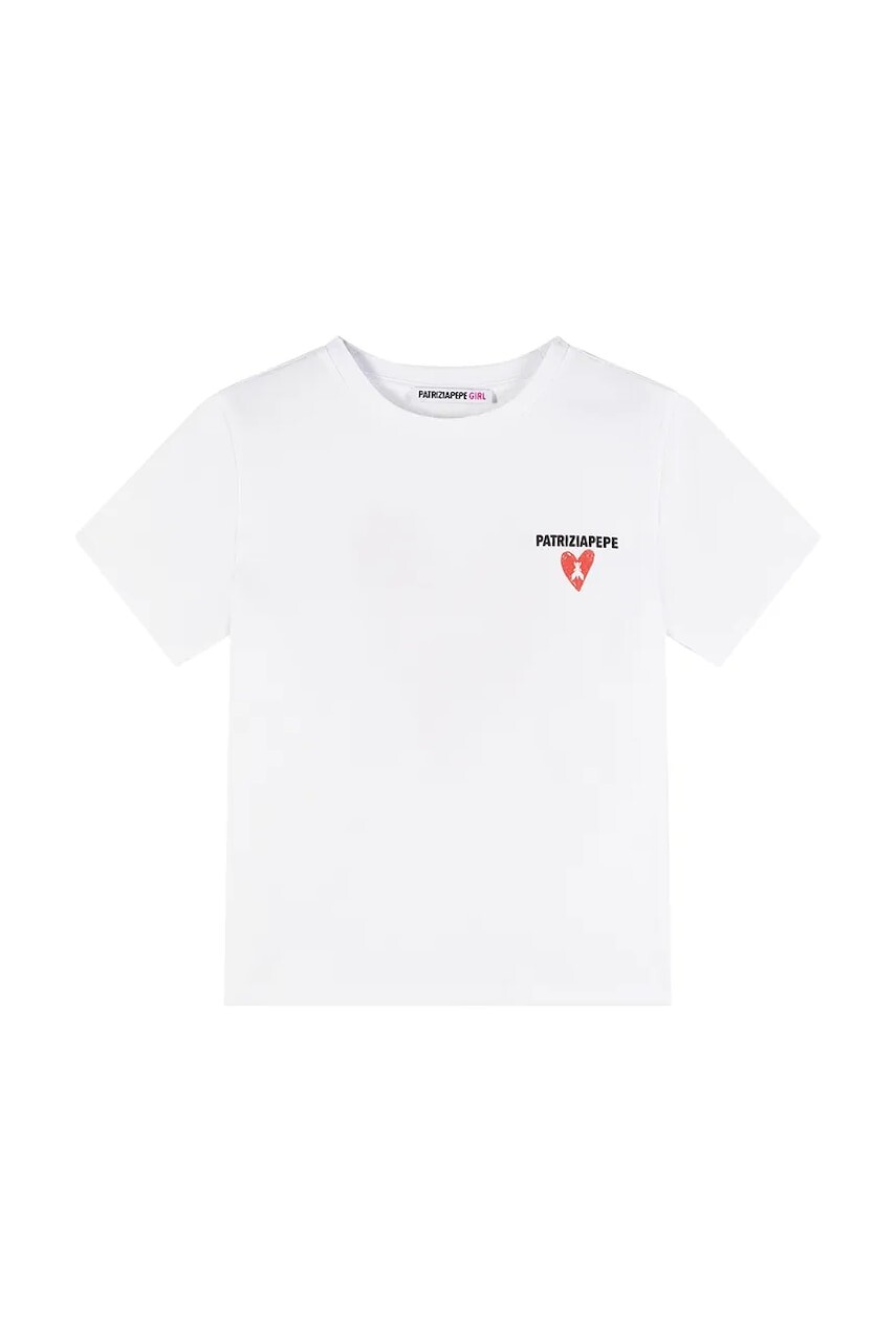 Detské bavlnené tričko Patrizia Pepe J411