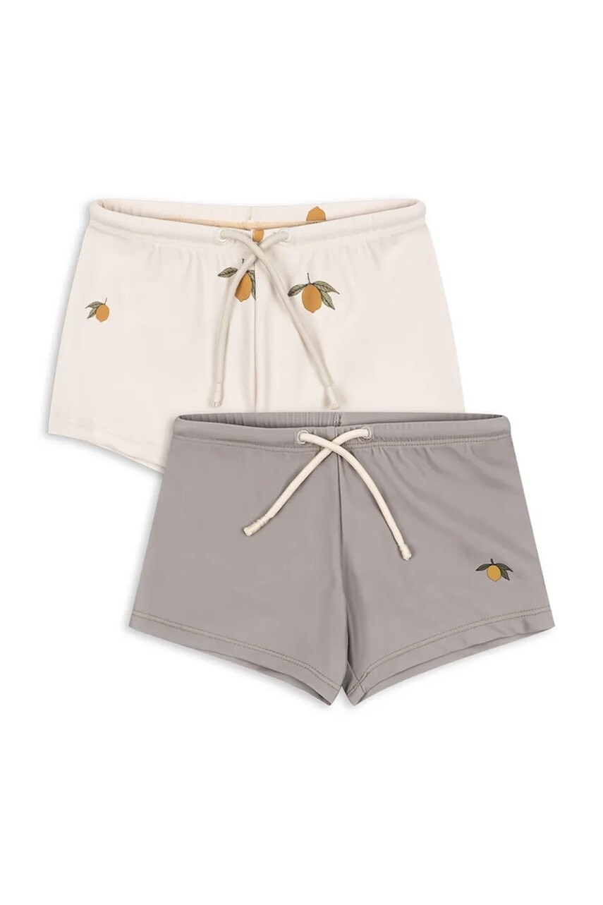 Detské plavky Konges Sløjd 2 PACK ASTER SWIM PANTS GRS