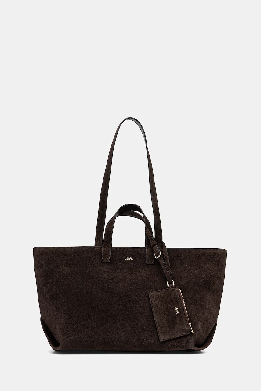 Semišová kabelka A.P.C. LE DRUMMER